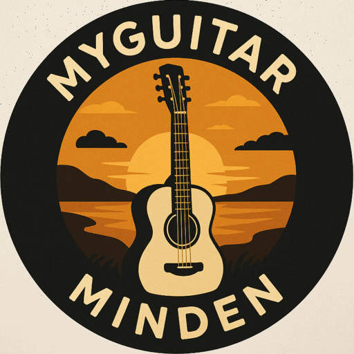 Logo mit Gitarre